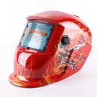 빨간색 Odm 자기 어두운 용접 헬멧 Pp 재료