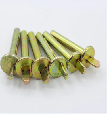 황색 진크 접착 천장 안커 볼트 탄소 강철 등급 4.8 6x40mm 6x60mm