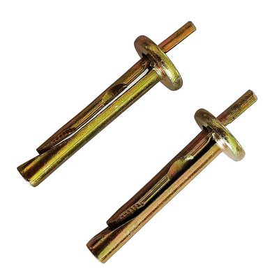 패스너 앵커 볼트 노란색 아연 도금 탄소강 셀링 앵커 6x40mm 6x60mm