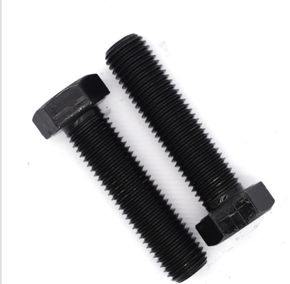 4.8급 DIN933 8x20mm 블랙 헥스 헤드 볼트
