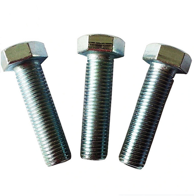 4.8급 DIN933 8x20mm 블랙 헥스 헤드 볼트