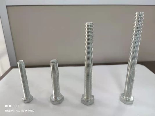 Din933 Din931 육각 볼트 16mm - 70mm 등급 4.8 8.8 10.9