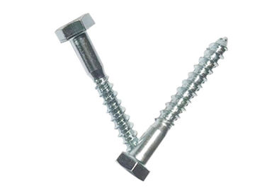 M6-12 탄소강 아연 도금 코치 나사 DIN571