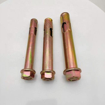 소매 고정 수나사 잠그개 탄소 강철 M6-M24 황색