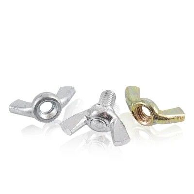 등급 4.8 8.8 윙 너트 소음 315 탄소강 아연 도금 M8 손 조임